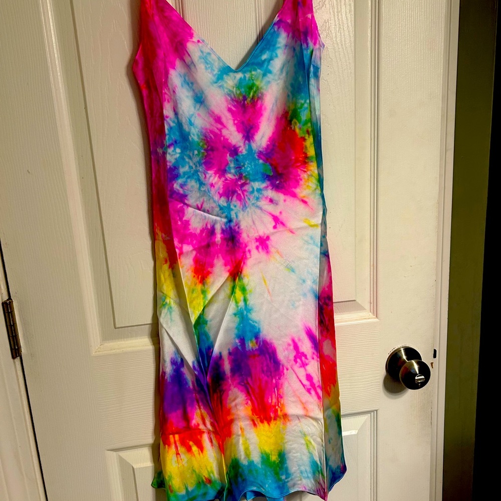 Dannijo dress, tie dye slip dress size small